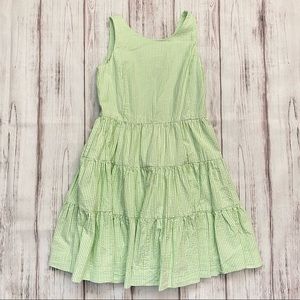 Polo Ralph Lauren Green Seersucker Dress
Girls 8